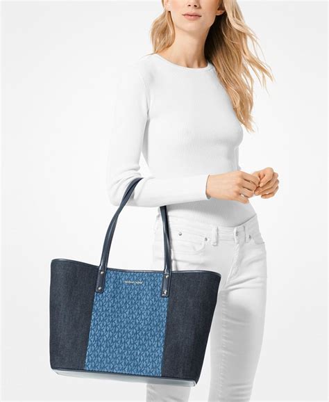 Carter Signature Denim Open Tote, Created for Macy's